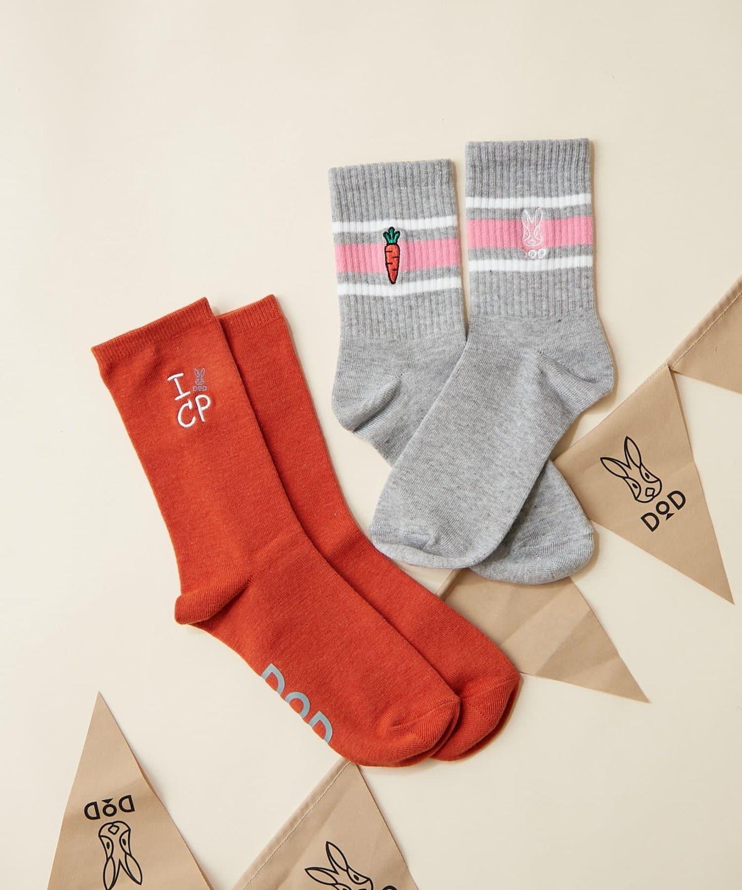 【DOD】【男女通用】2雙裝襪子