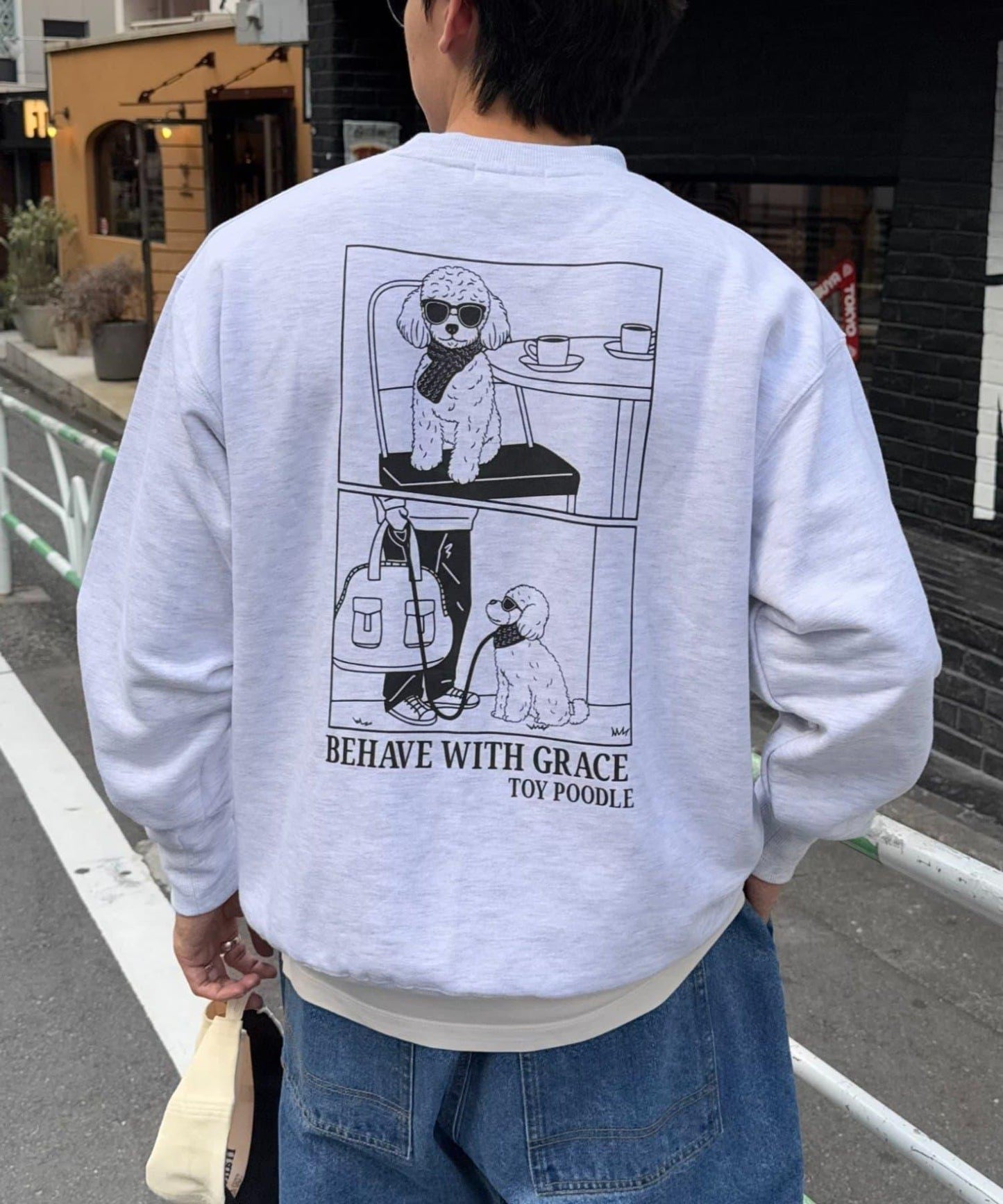 【男女同款】DOGS刺繡標誌印花衛衣