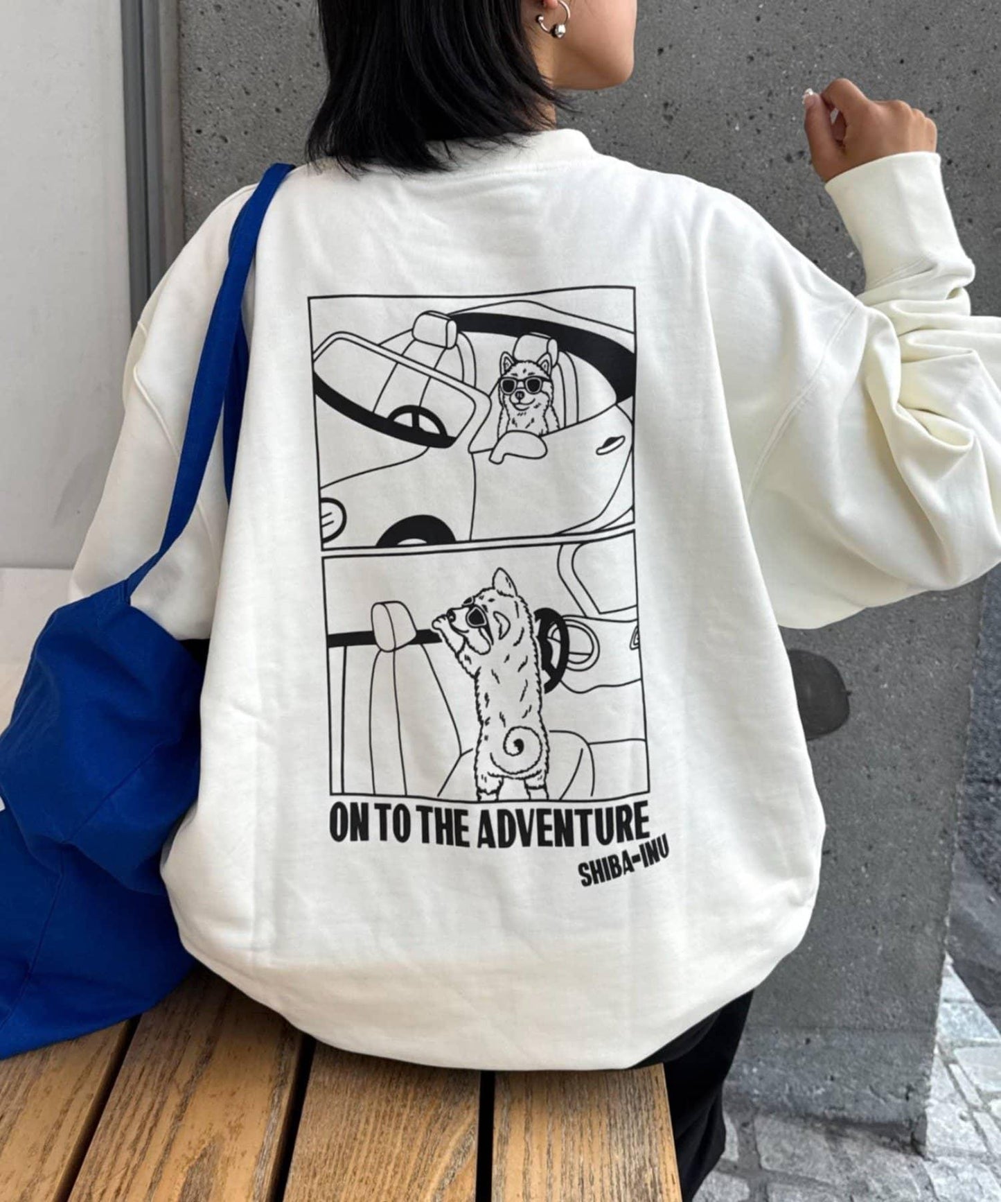 【男女同款】DOGS刺繡標誌印花衛衣