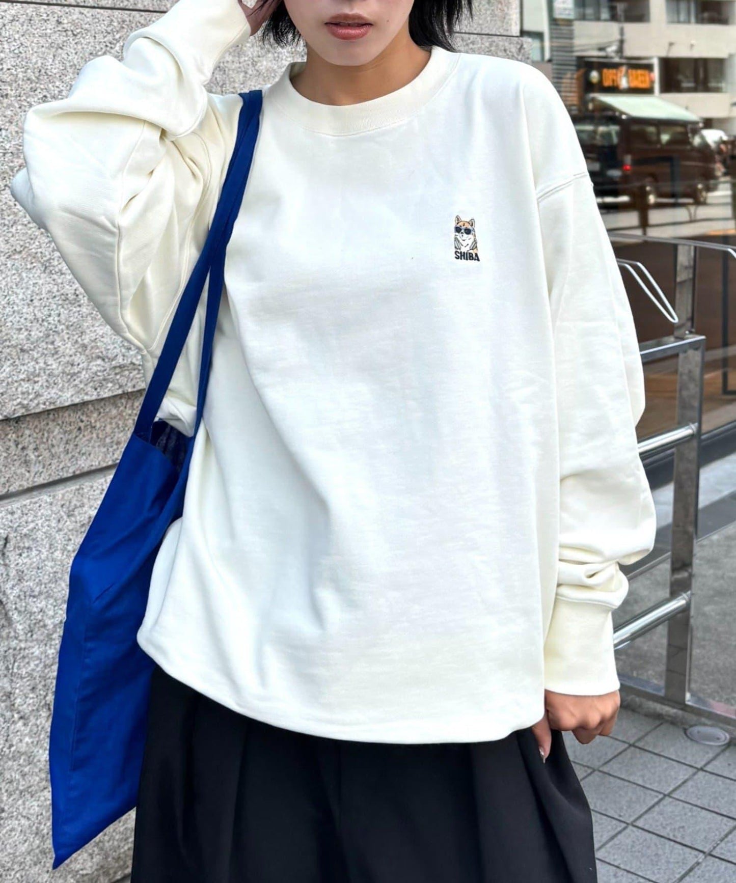 【男女同款】DOGS刺繡標誌印花衛衣