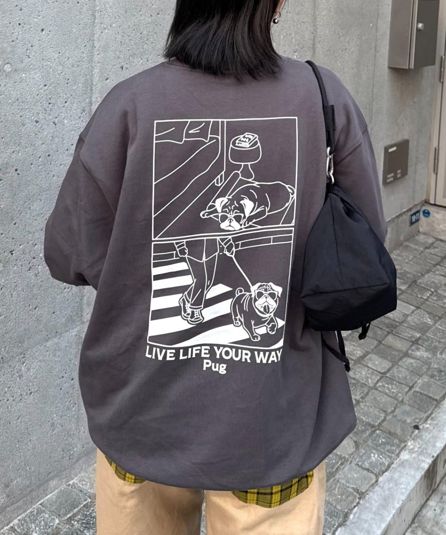 【男女同款】DOGS刺繡標誌印花衛衣