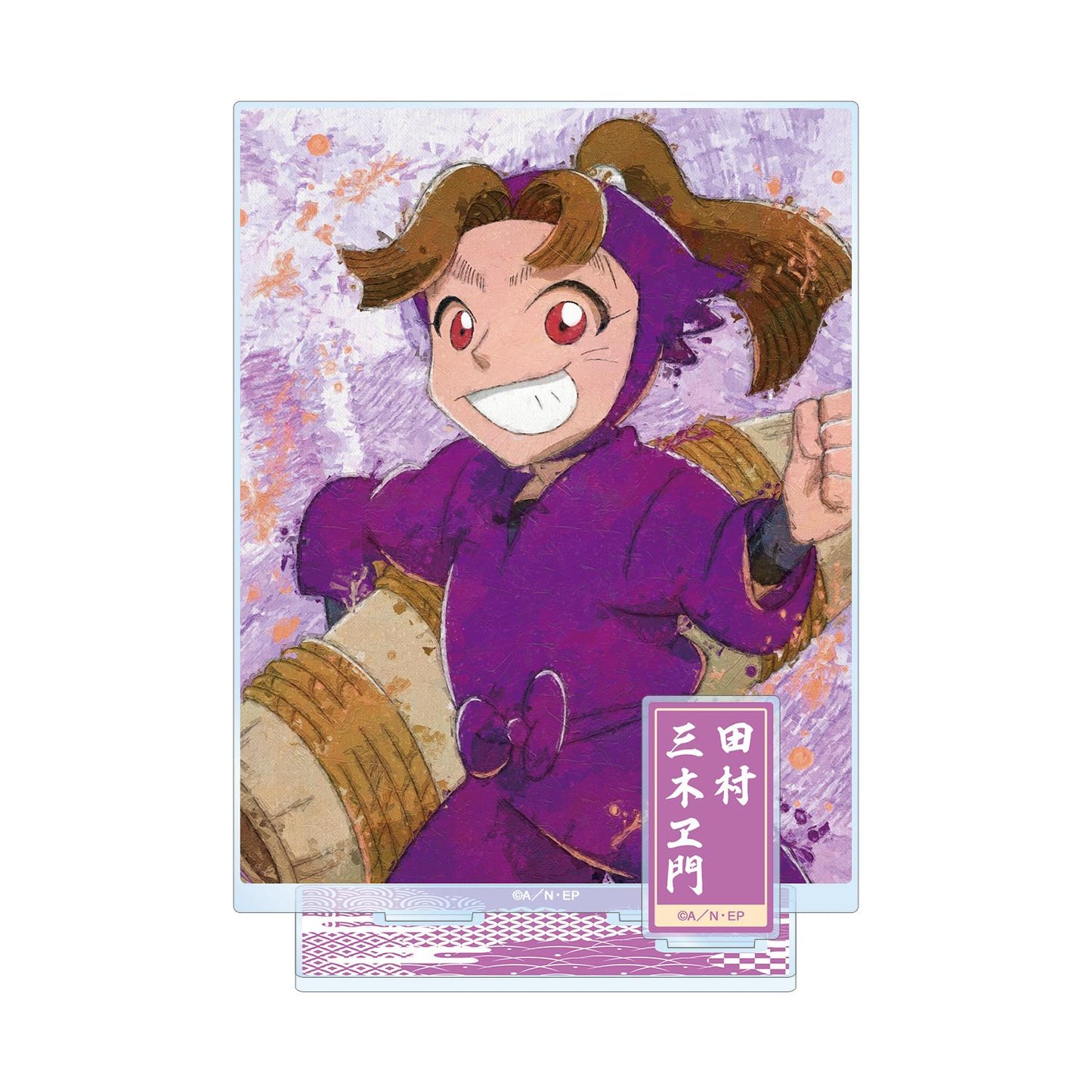 《忍者亂太郎》田村三木衛門 grunge風帆布配件大號亞克力立牌
