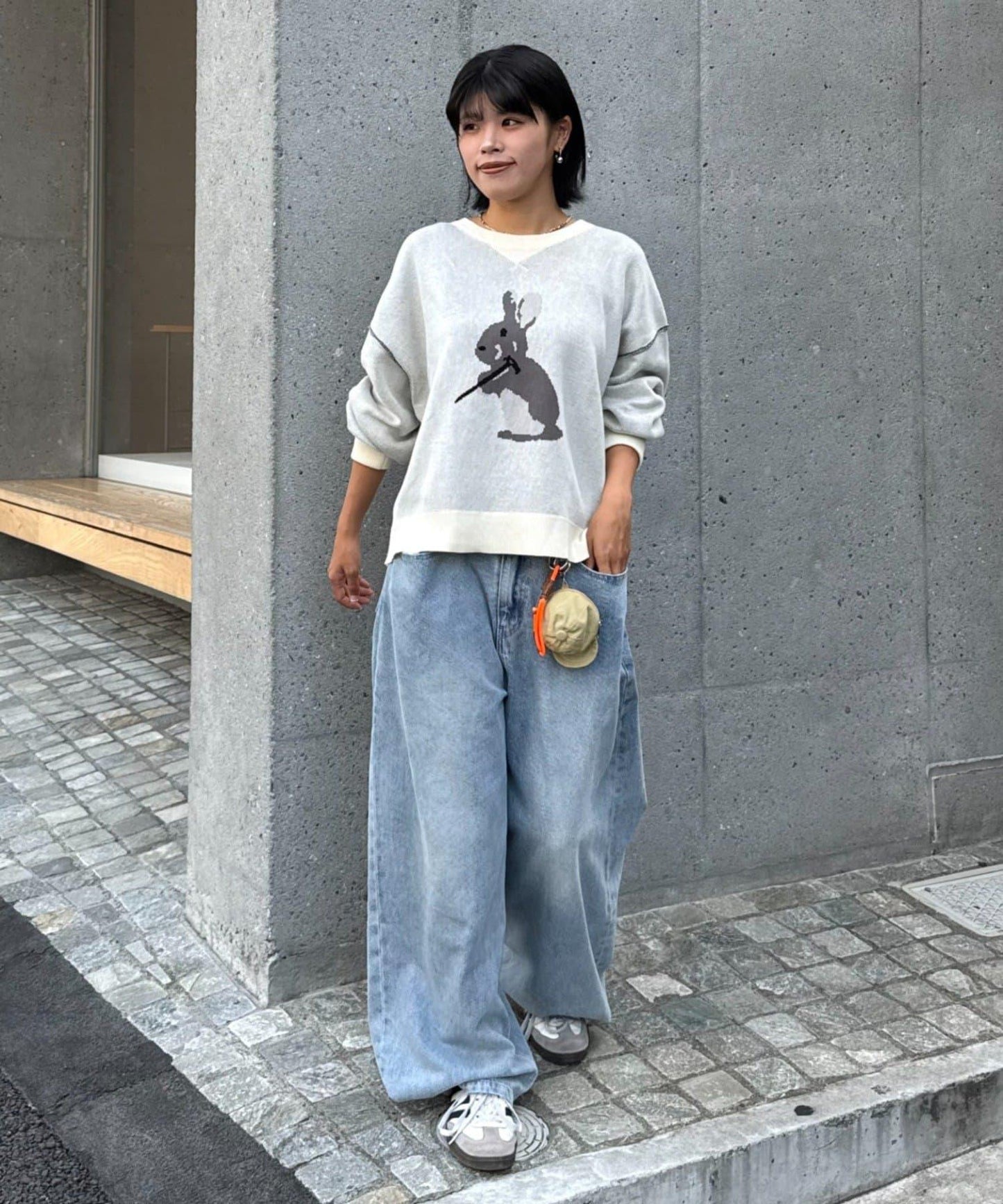 【DOD】【男女通用】那時的釘子針織衫