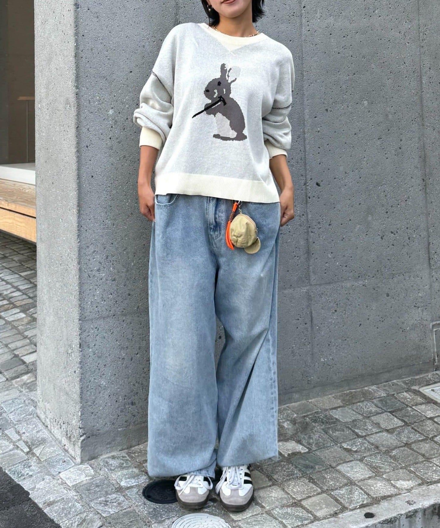 【DOD】【男女通用】那時的釘子針織衫