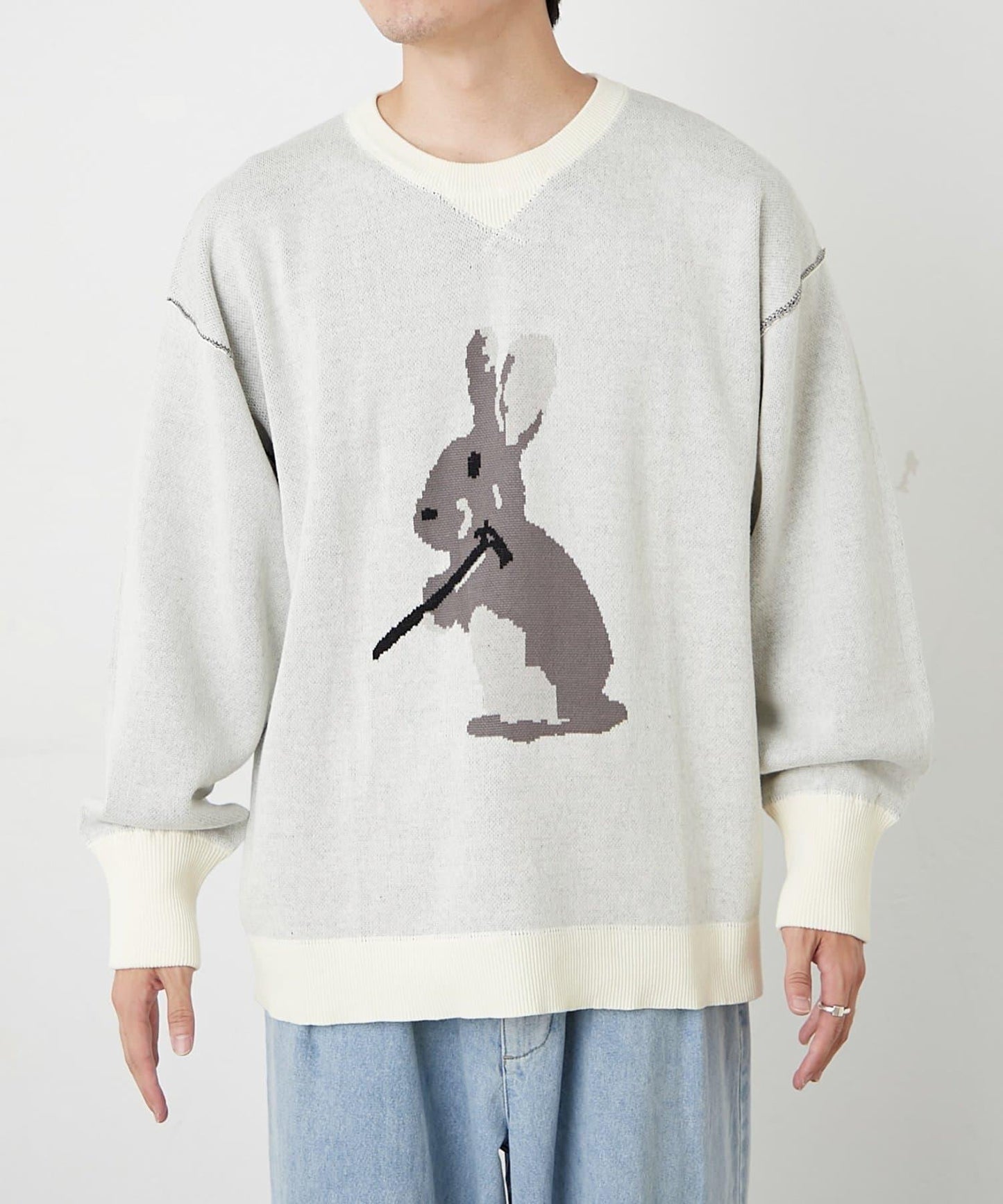 【DOD】【男女通用】那時的釘子針織衫