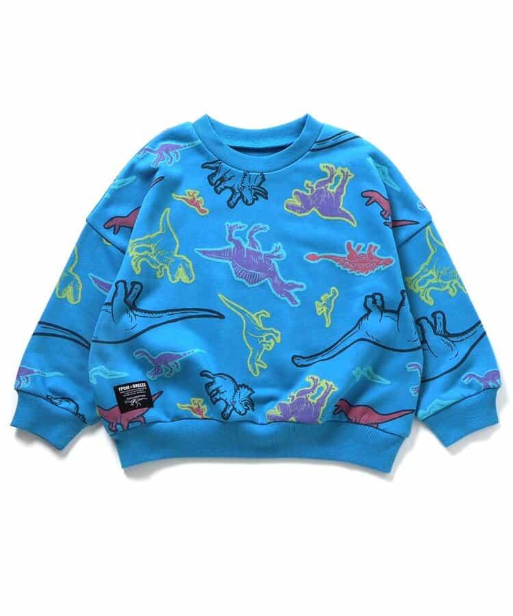 福井縣立恐龍博物館聯名 彩色恐龍全印花衛衣