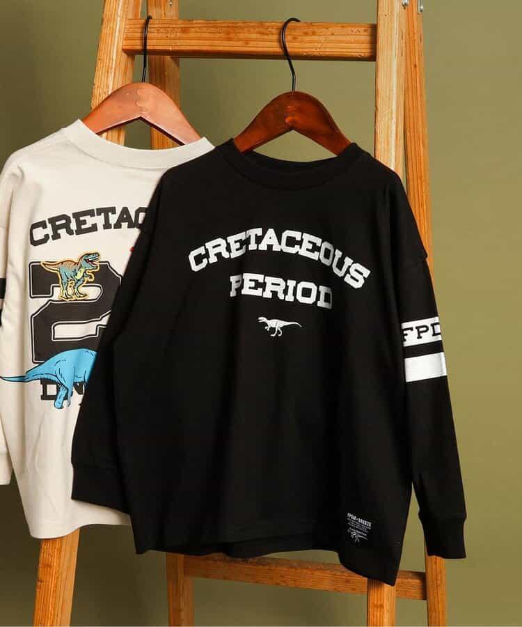 福井縣立恐龍博物館聯名數字長袖T恤(兒童尺碼)