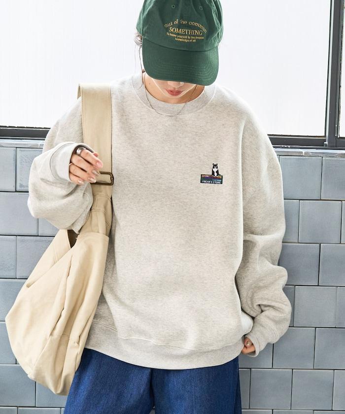FREAK'S STORE OUTDOORS 動物刺繡點綴衛衣