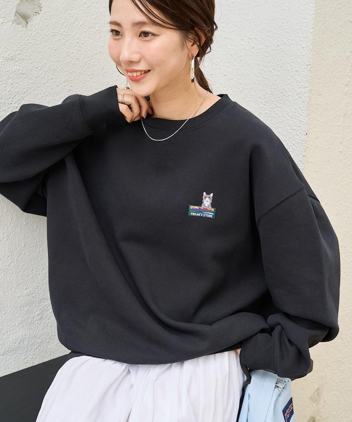 FREAK'S STORE OUTDOORS 動物刺繡點綴衛衣