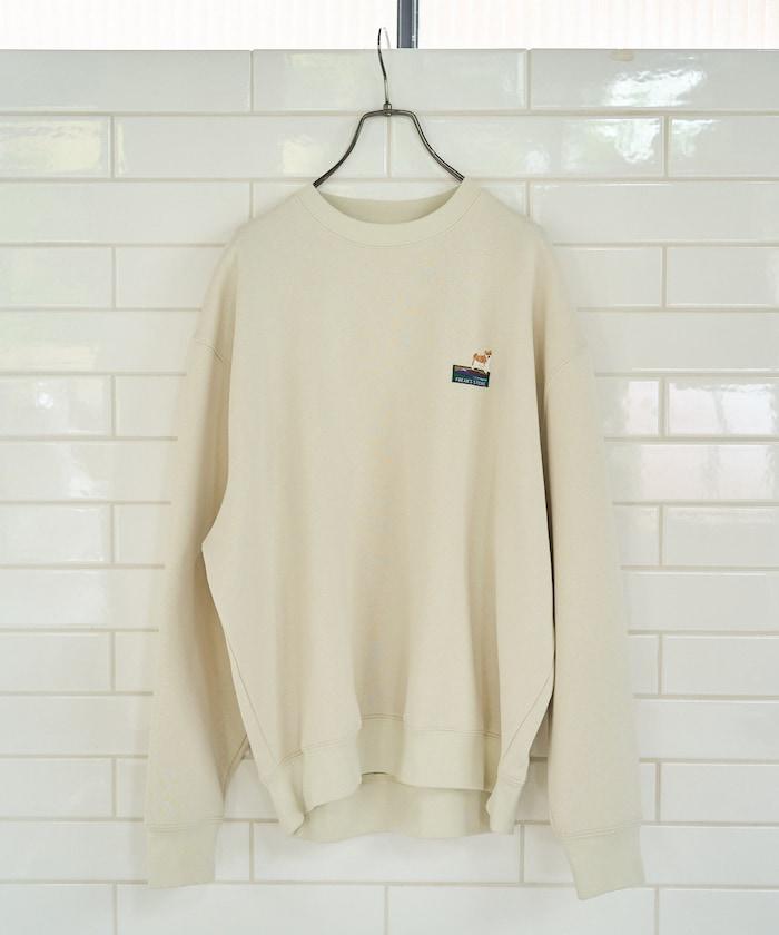 FREAK'S STORE OUTDOORS 動物刺繡點綴衛衣