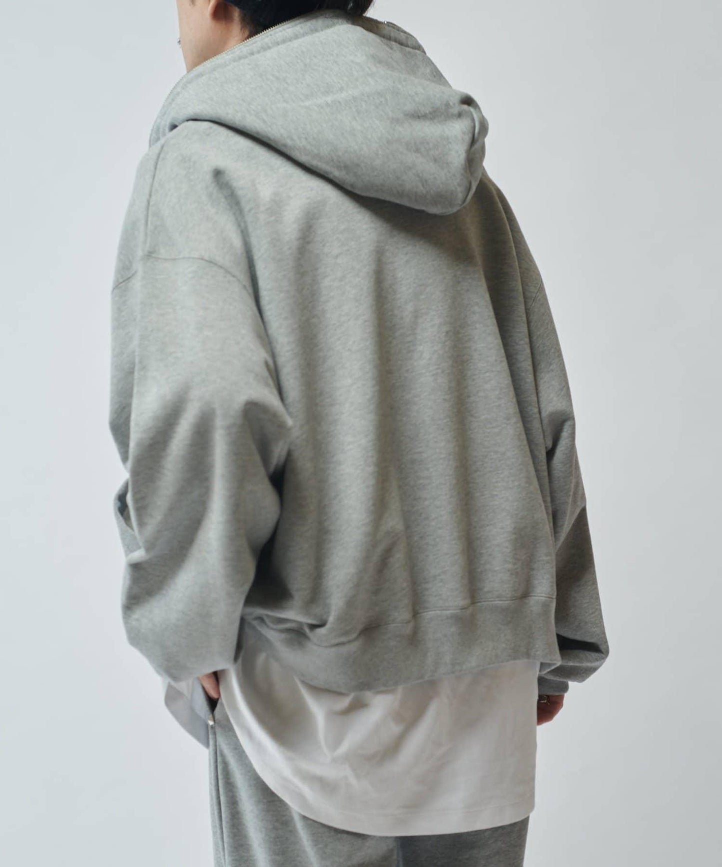 【SURJENT】 鉚釘拉鍊連帽衛衣