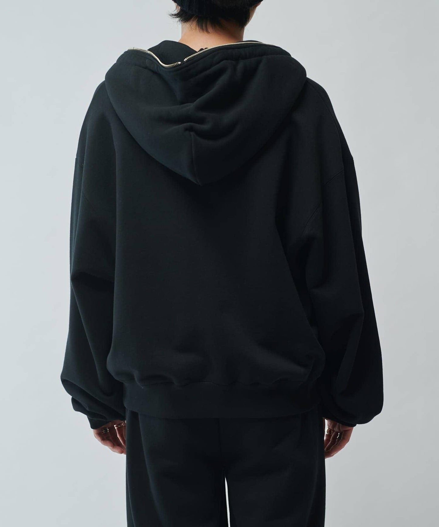 【SURJENT】 鉚釘拉鍊連帽衛衣