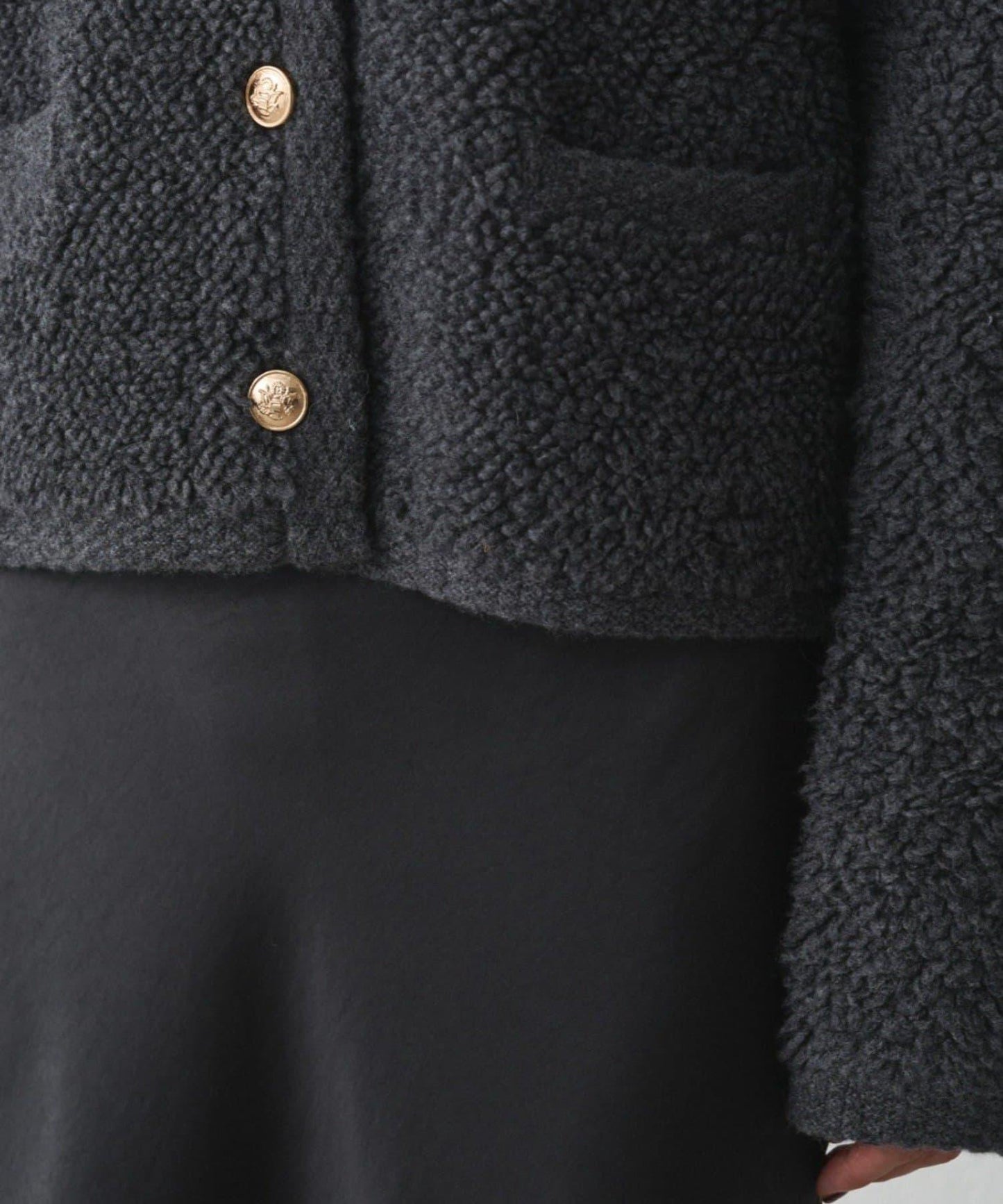 羊毛絨針織開衫