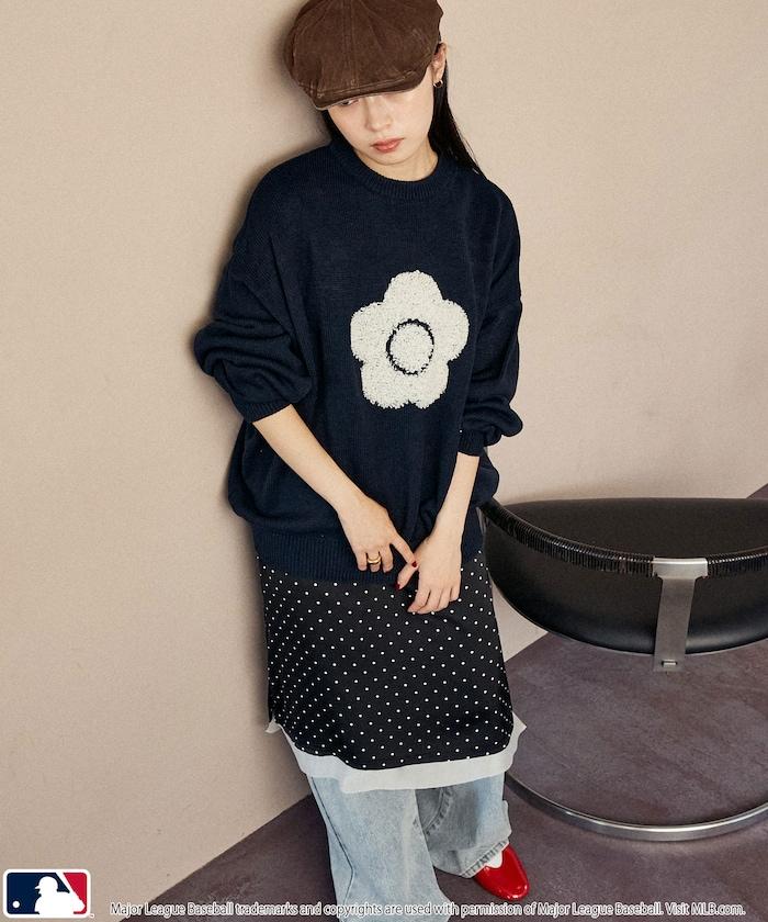 提花針織套頭衫