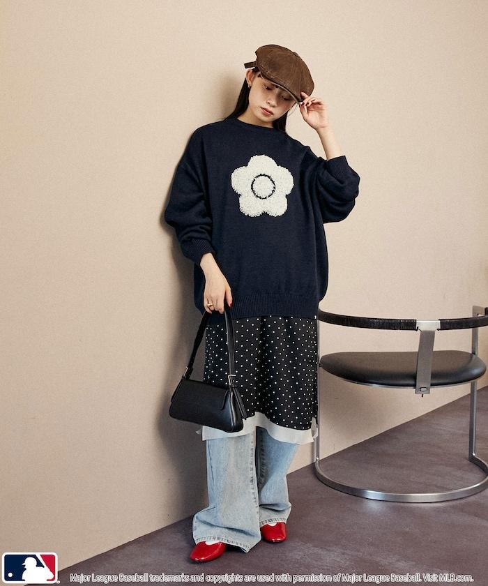 提花針織套頭衫