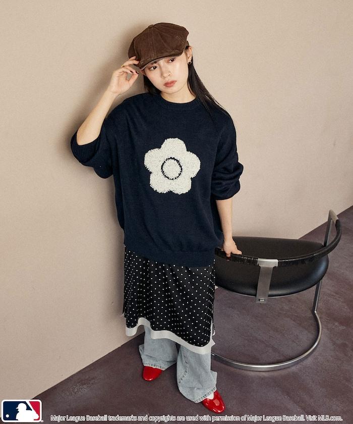 提花針織套頭衫