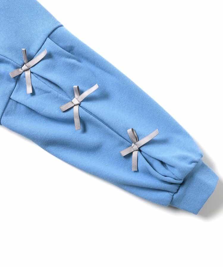 袖部蝴蝶結連衣裙