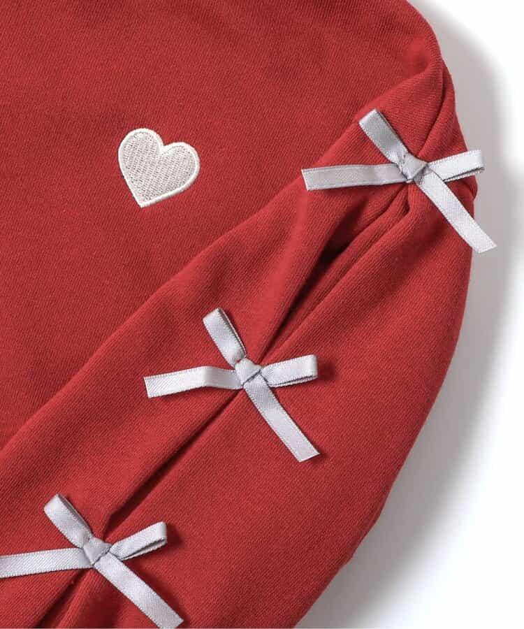 袖部蝴蝶結連衣裙