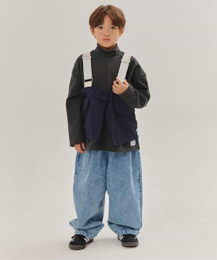 KUDOS 柔軟磨毛高領長袖T恤