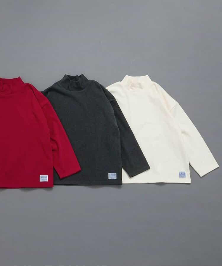 KUDOS 柔軟磨毛高領長袖T恤
