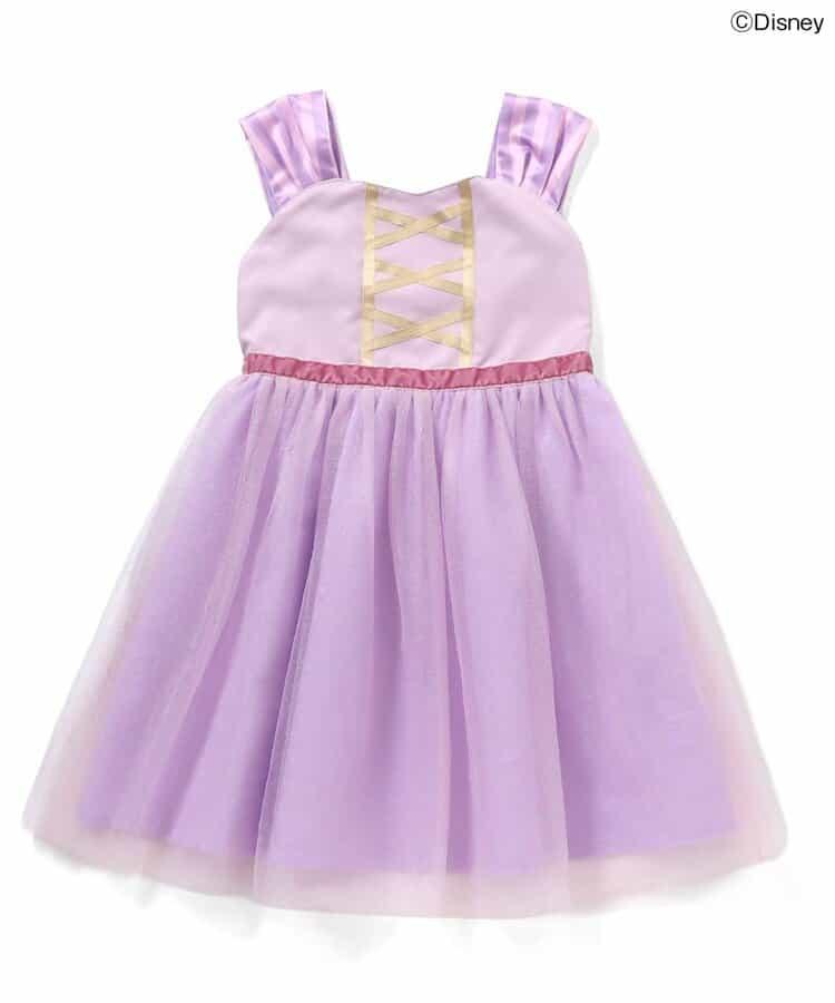 迪士尼角色網紗連衣裙