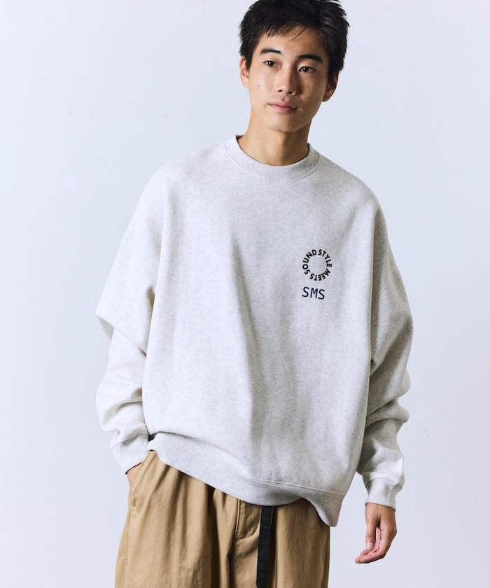 寬鬆版型背部印花圓領衛衣 / STYLE MEETS SOUND