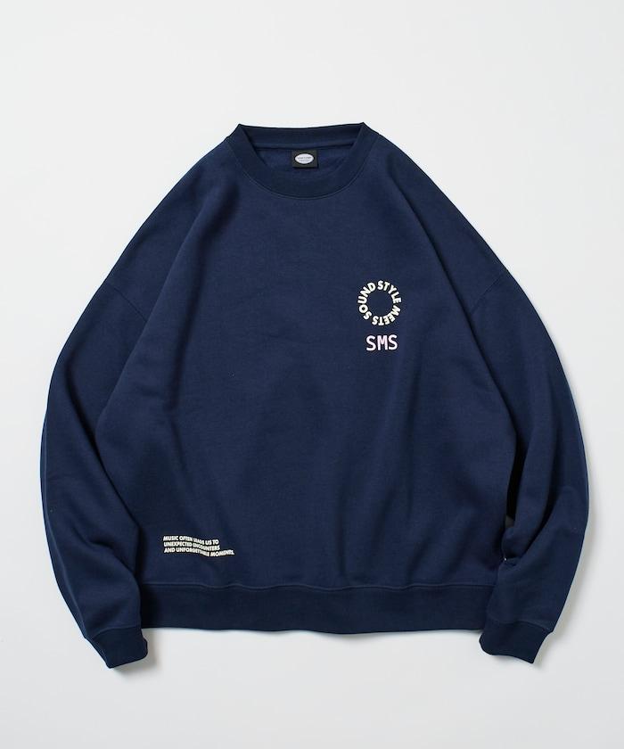 寬鬆版型背部印花圓領衛衣 / STYLE MEETS SOUND