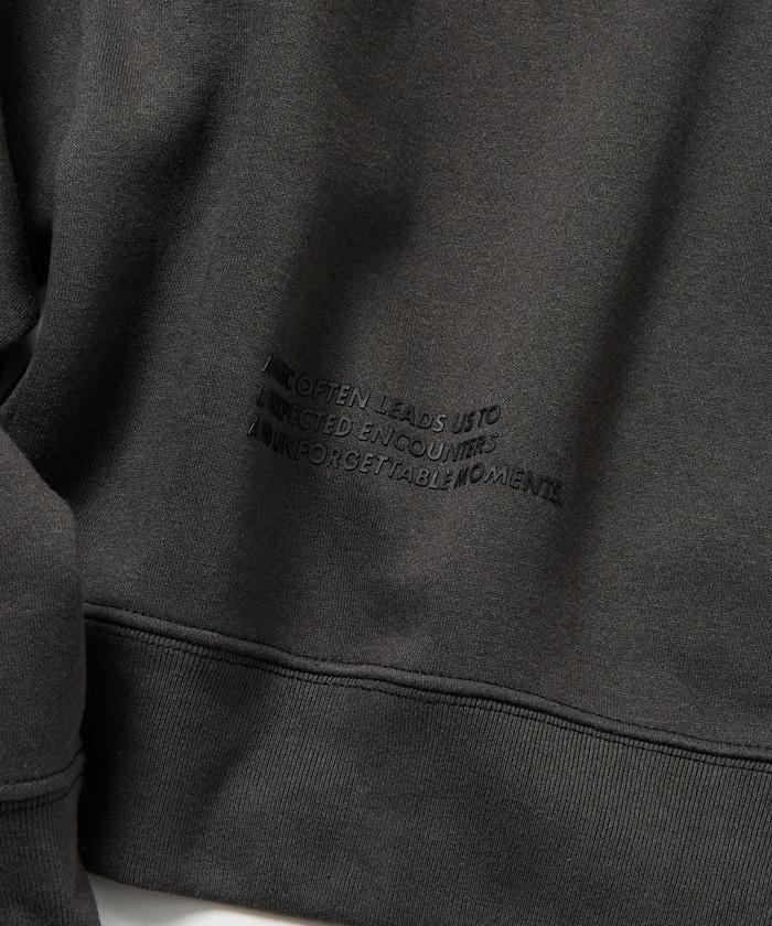 寬鬆版型背部印花圓領衛衣 / STYLE MEETS SOUND