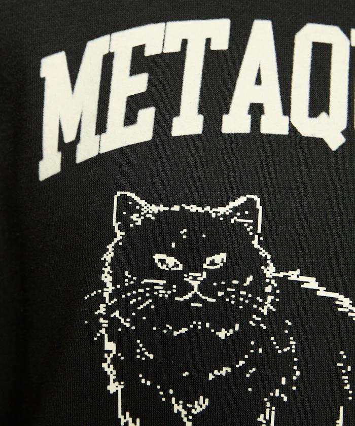 METAQUEEN 植絨貓咪加絨衛衣