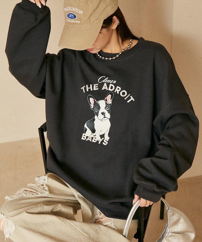 THE ADROIT 法國鬥牛犬加絨衛衣