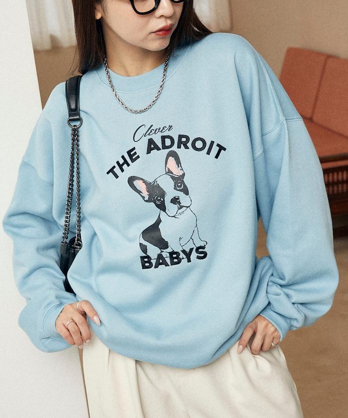 THE ADROIT 法國鬥牛犬加絨衛衣