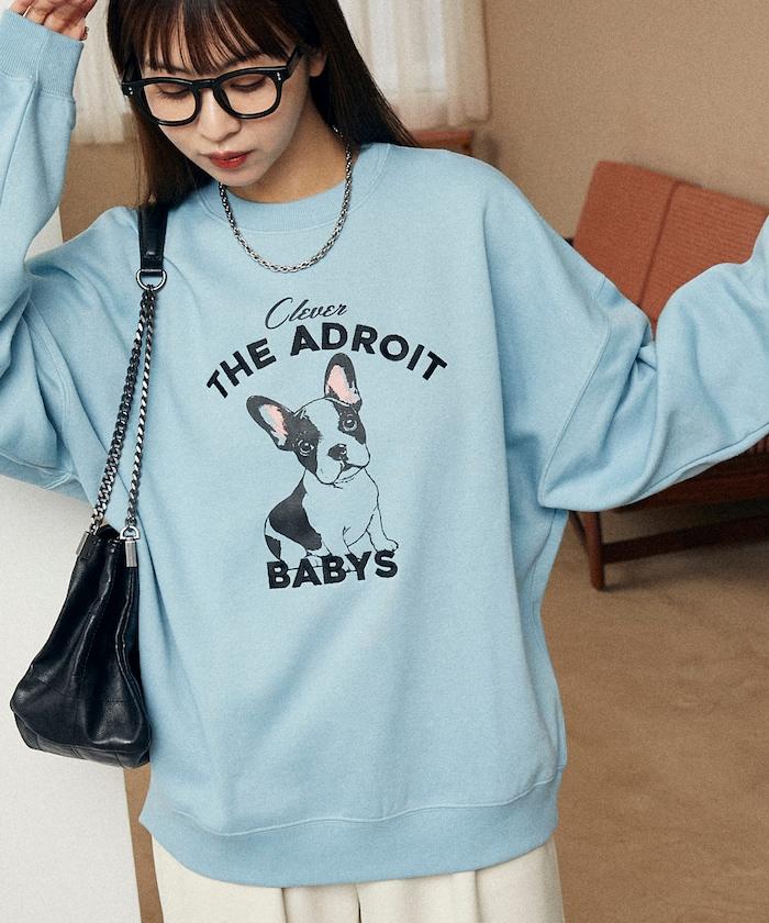 THE ADROIT 法國鬥牛犬加絨衛衣