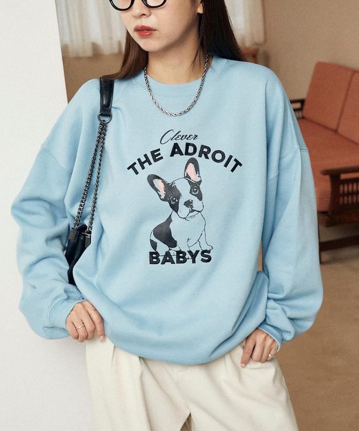 THE ADROIT 法國鬥牛犬加絨衛衣