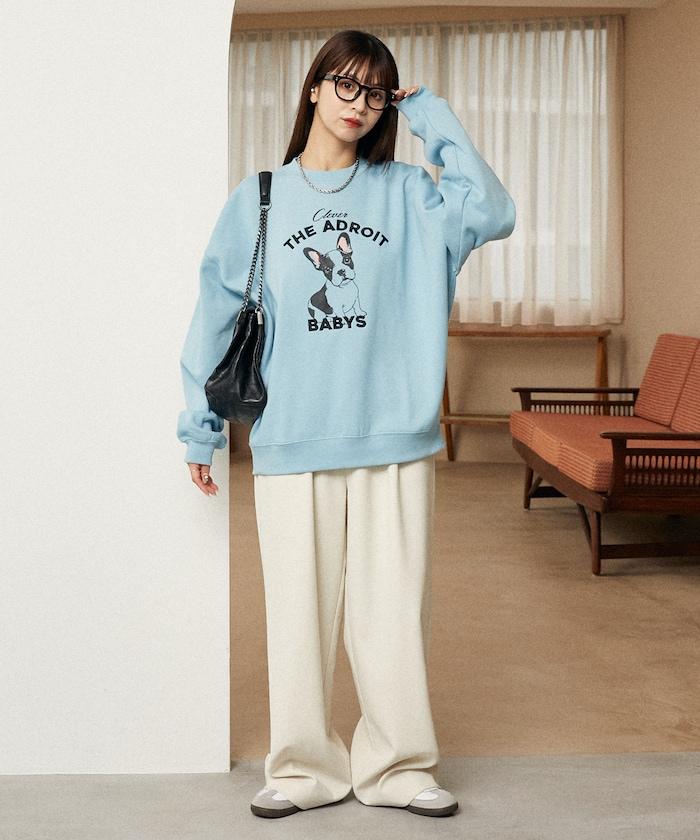 THE ADROIT 法國鬥牛犬加絨衛衣