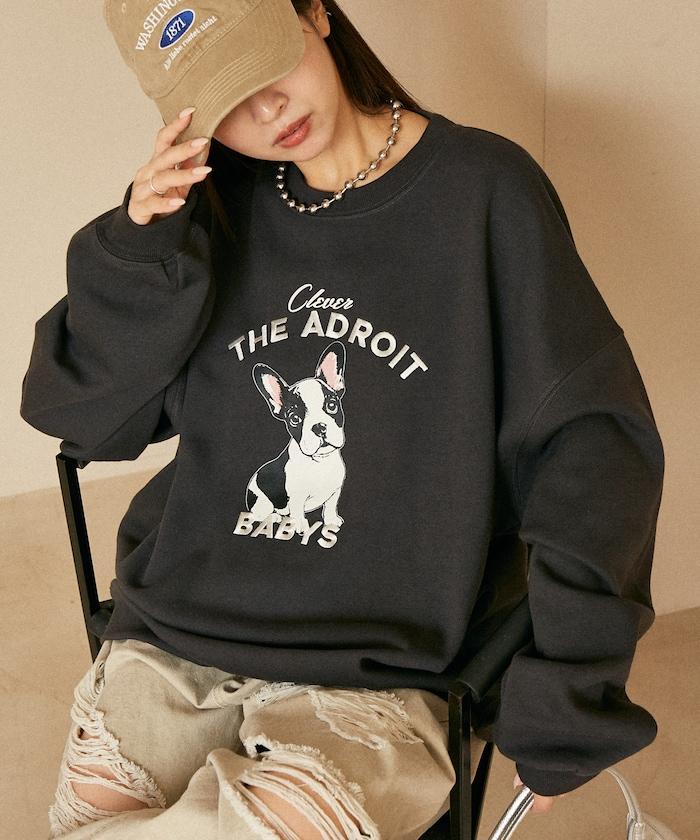 THE ADROIT 法國鬥牛犬加絨衛衣