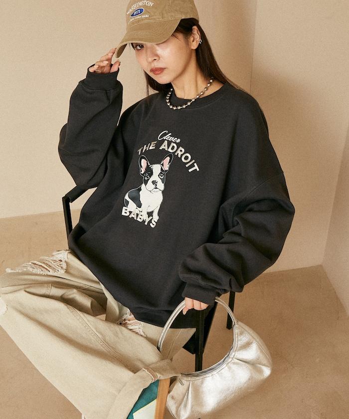 THE ADROIT 法國鬥牛犬加絨衛衣