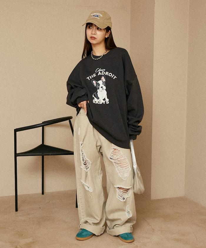 THE ADROIT 法國鬥牛犬加絨衛衣