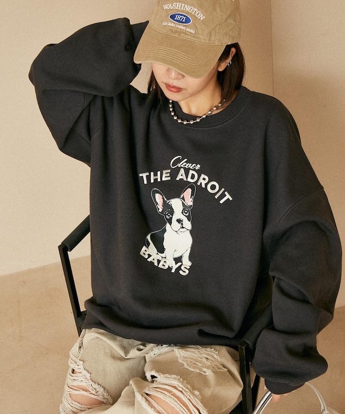 THE ADROIT 法國鬥牛犬加絨衛衣