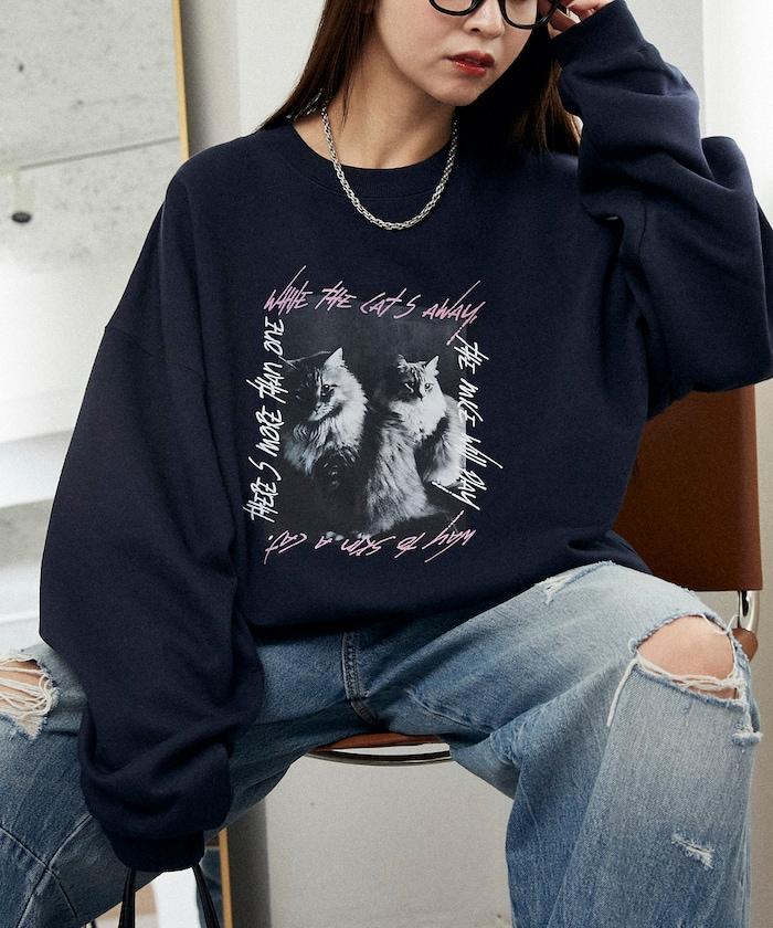 貓咪照片加絨衛衣