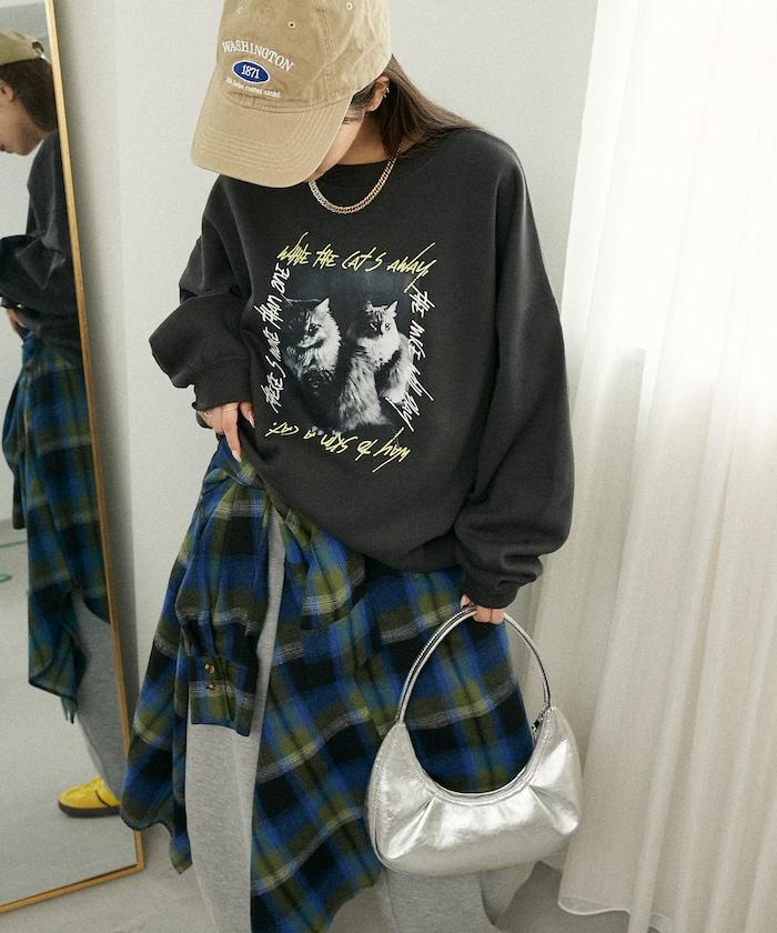 貓咪照片加絨衛衣