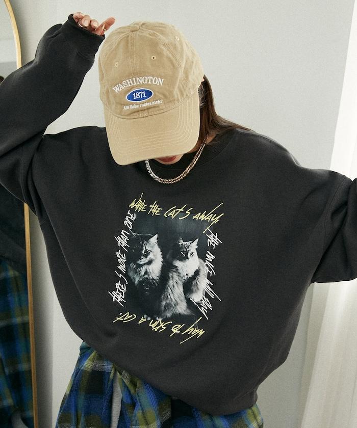 貓咪照片加絨衛衣