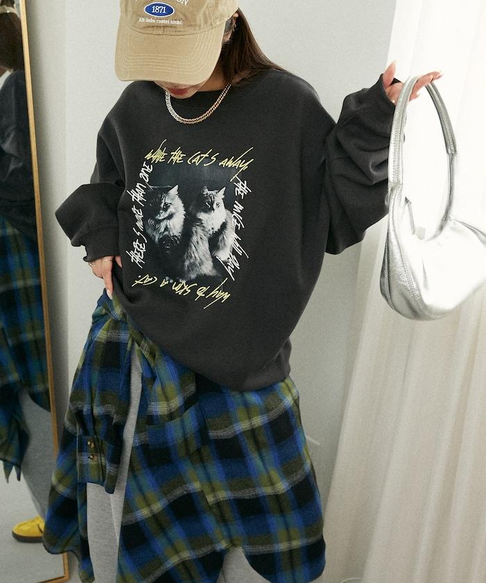 貓咪照片加絨衛衣