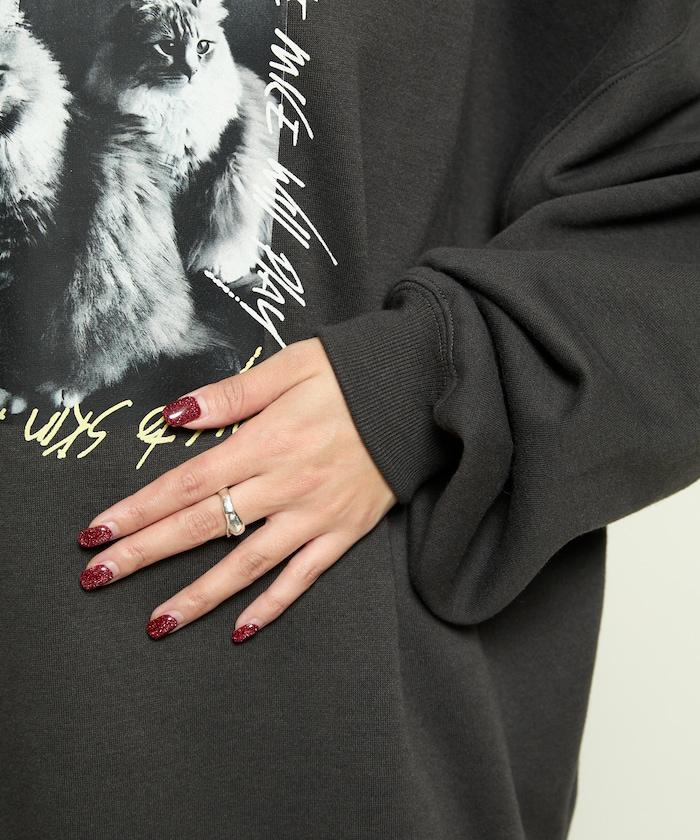 貓咪照片加絨衛衣