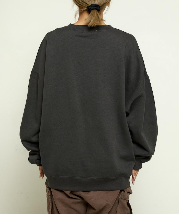 SLOTH 貓圖案加絨衛衣