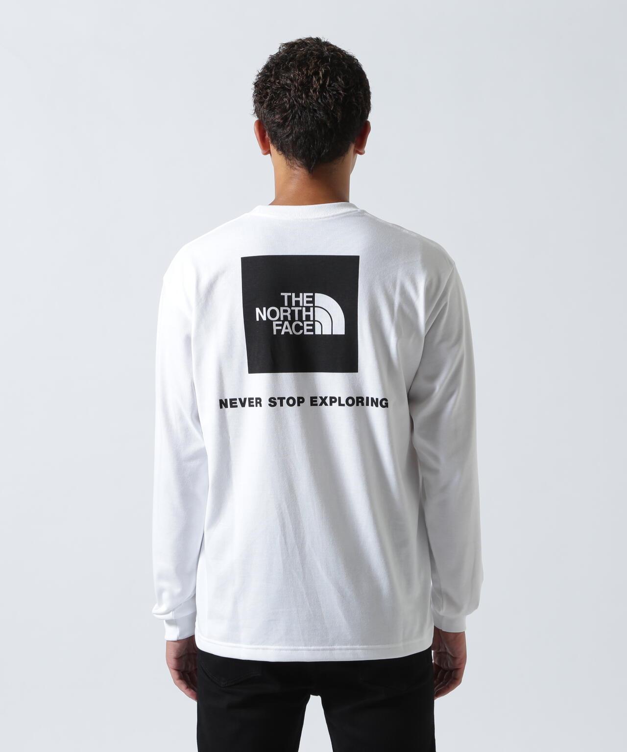 THE NORTH FACE 長袖背部方形標誌T恤