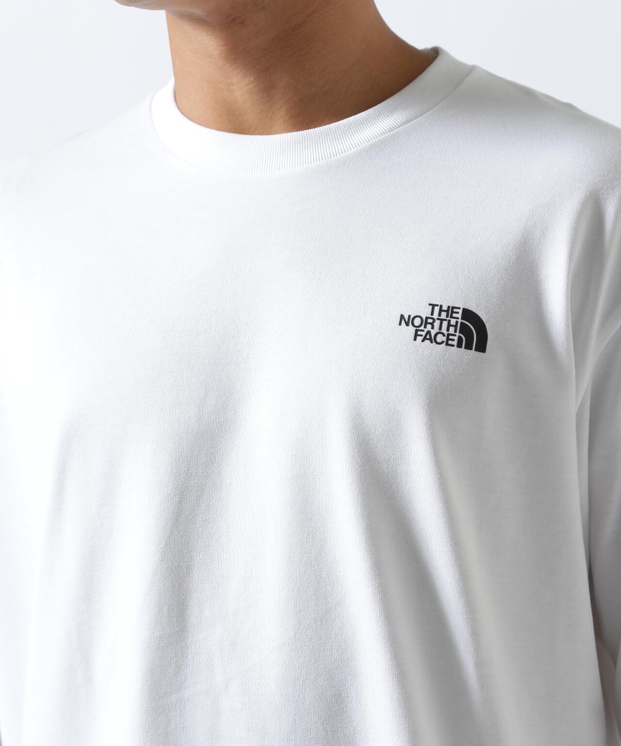 THE NORTH FACE 長袖背部方形標誌T恤