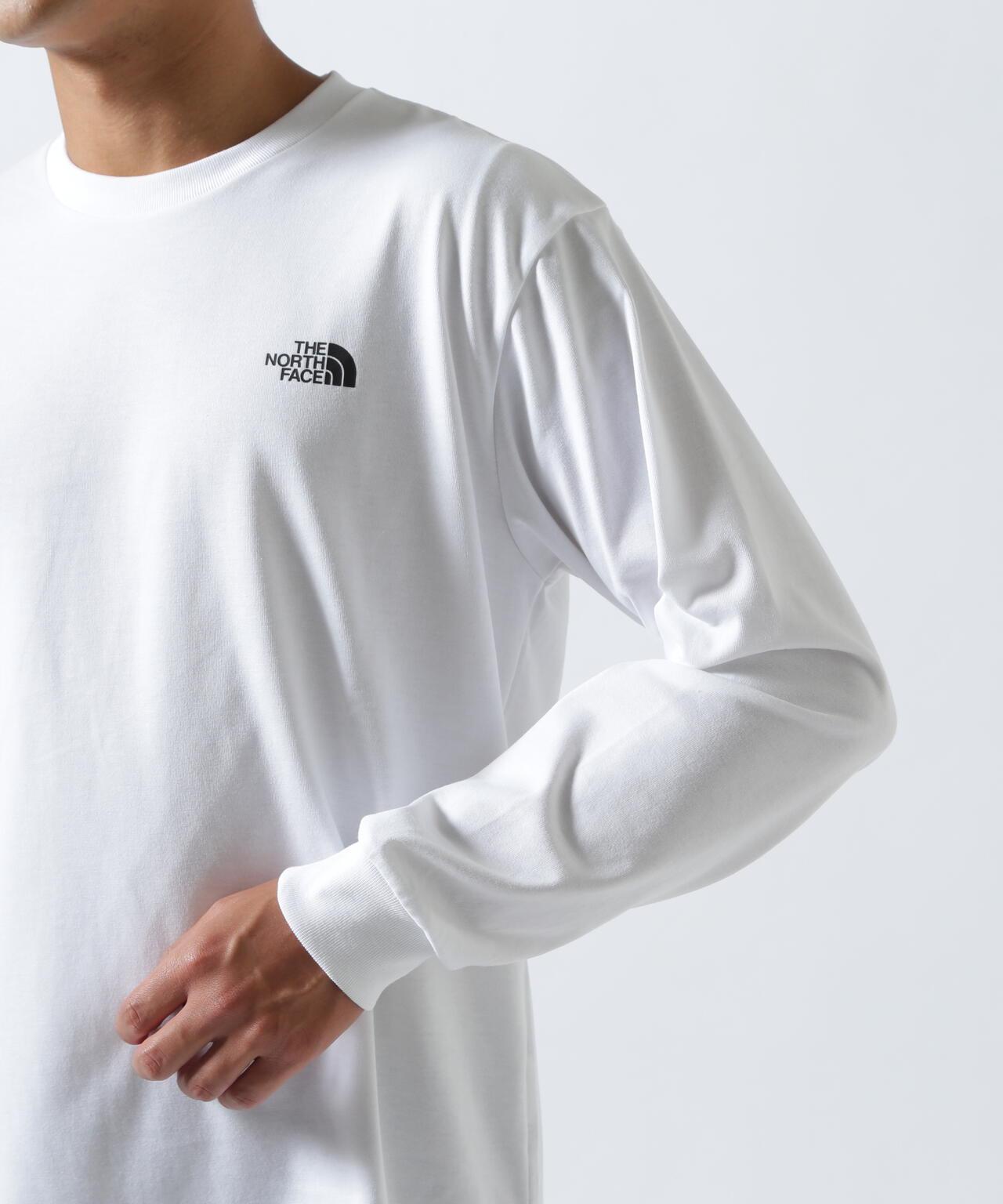THE NORTH FACE 長袖背部方形標誌T恤