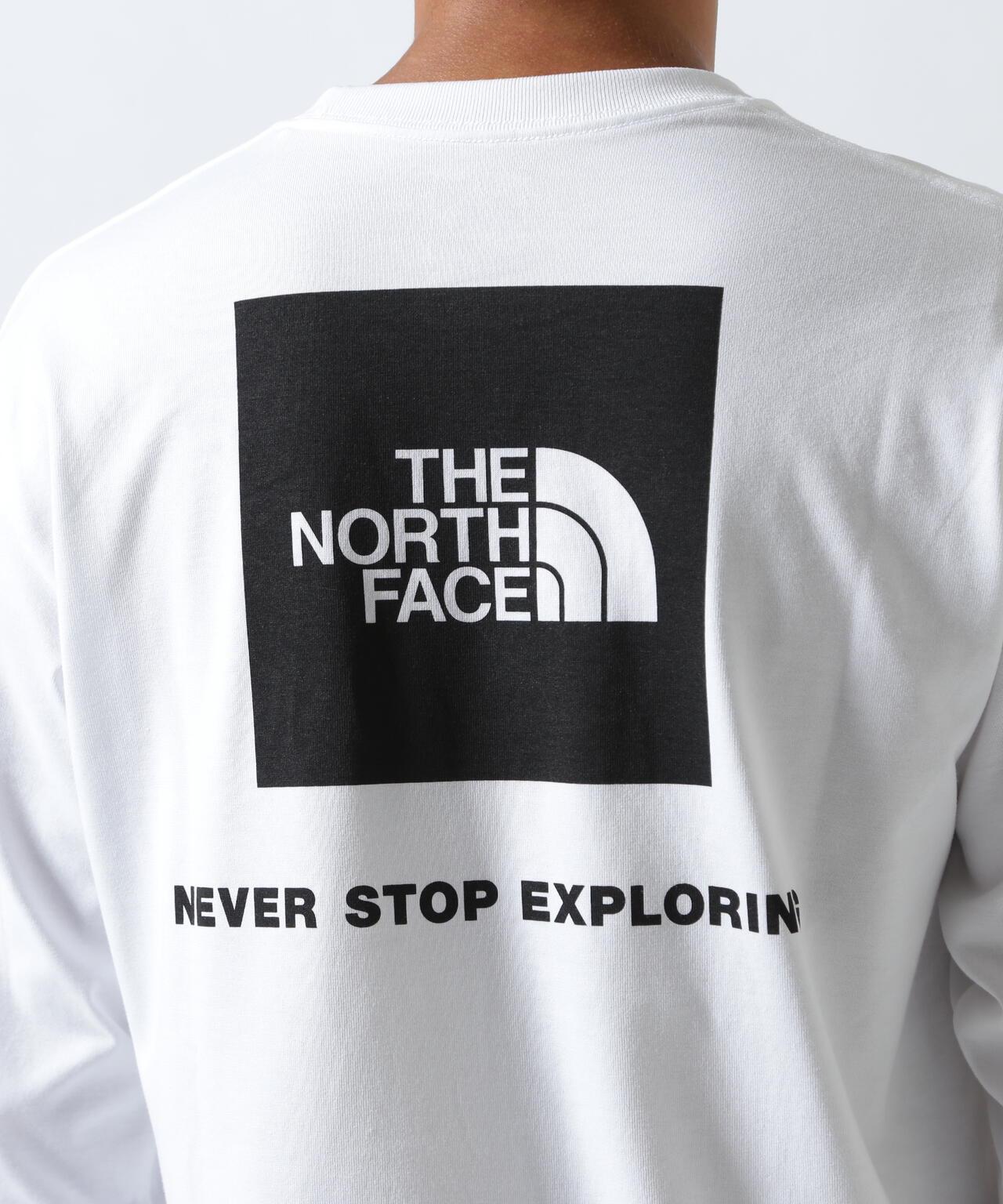 THE NORTH FACE 長袖背部方形標誌T恤