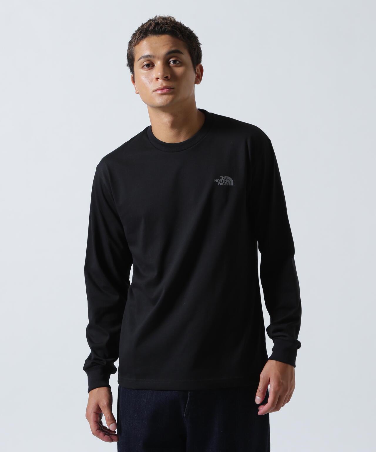 THE NORTH FACE 長袖背部方形標誌T恤