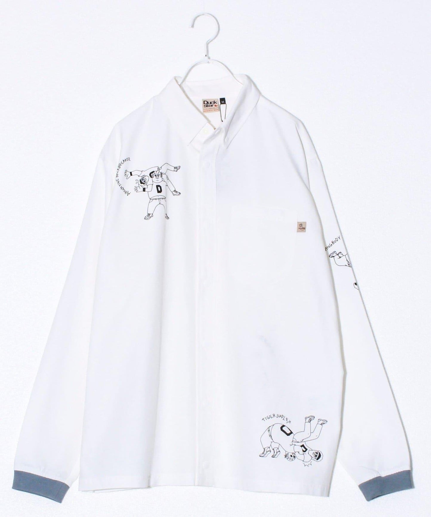 【Duckster/ダックスター】摔跤漫畫印花襯衫